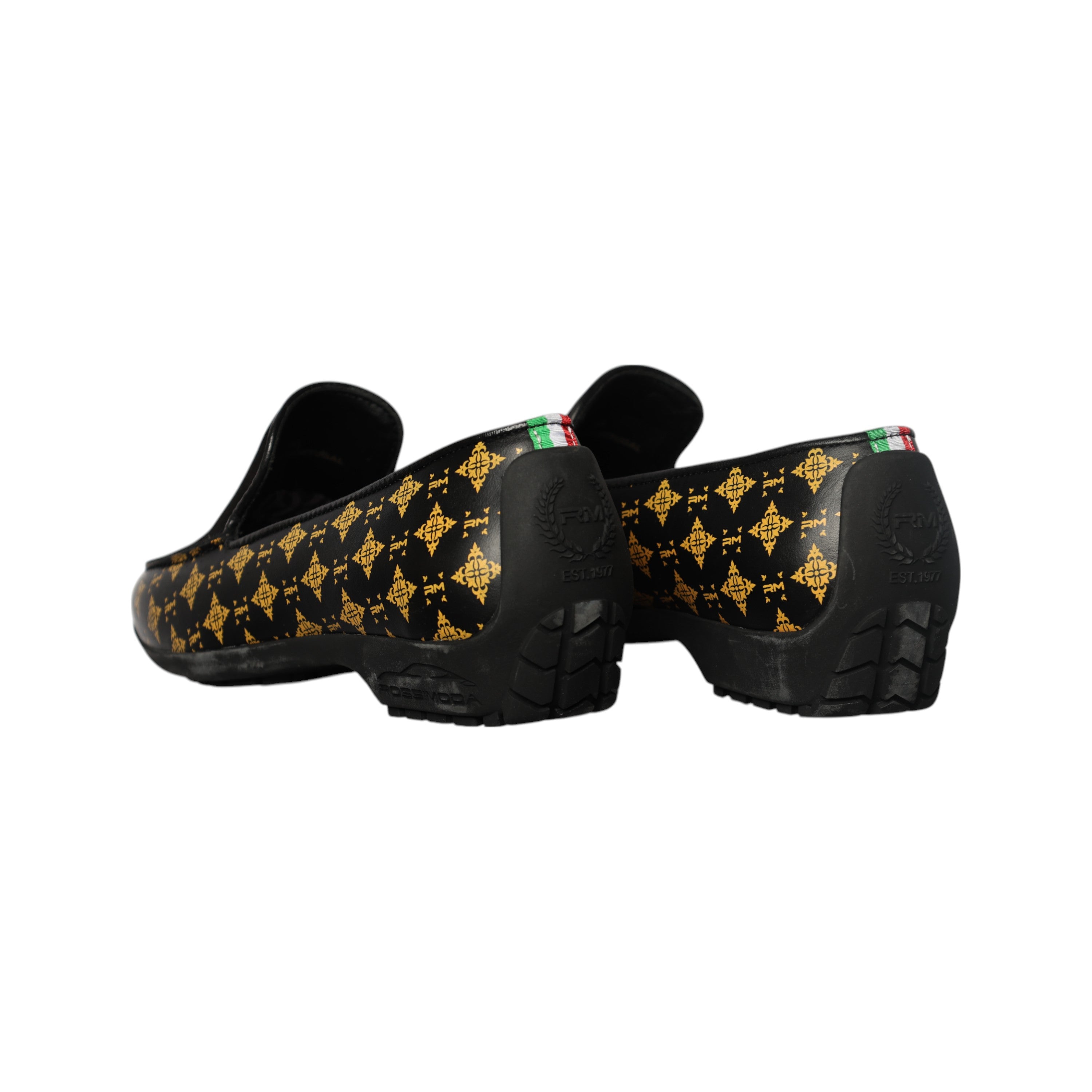 Rossimoda Shoe Ezio Gt900 Black-Gold